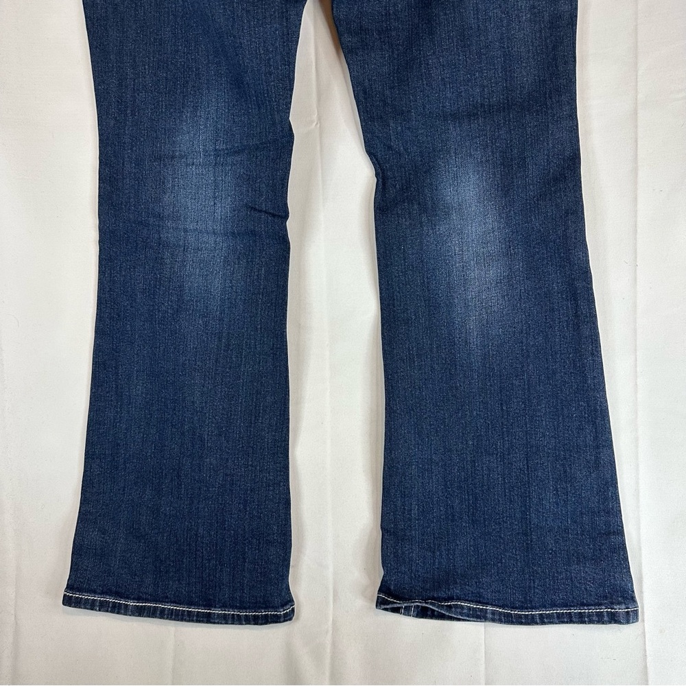Dark Wash Women's Bootcut Jeans - Blue - Picture 9 of 15